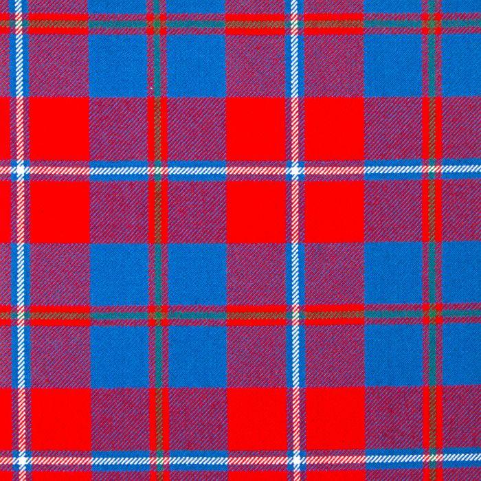 lochcarron of scotland Galloway Red Modern Heavyweight Tartan Fabric