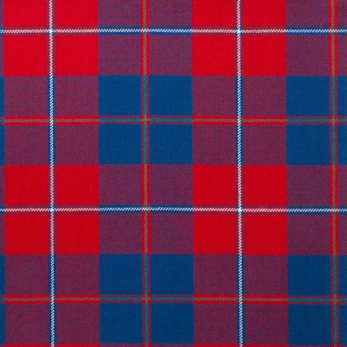 lochcarron of scotland Galloway Red Modern Lightweight Tartan Fabric
