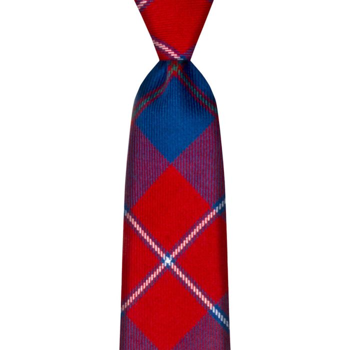 lochcarron of scotland Galloway Red Modern Tartan Tie