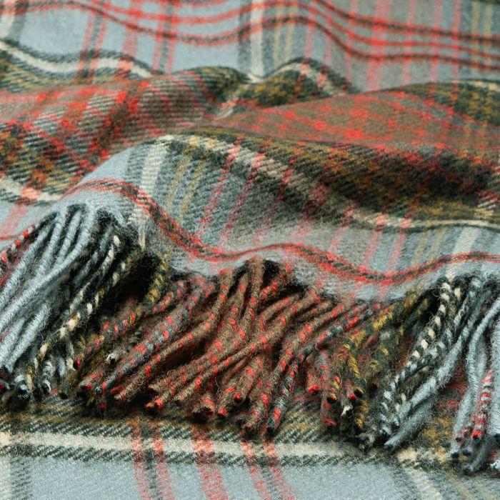 Lochcarron Of Scotland Georgia Anderson Weathered Tartan Lambswool Poncho