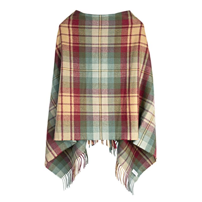 Lochcarron Of Scotland Georgia Auld Scotland Tartan Lambswool Poncho