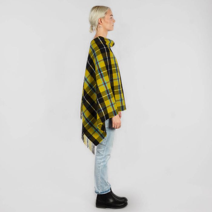 Lochcarron Of Scotland Georgia Cornish National Tartan Lambswool Poncho