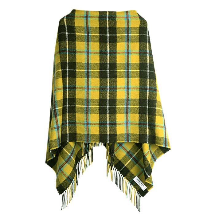 lochcarron of scotland Georgia Cornish National Tartan Lambswool Poncho