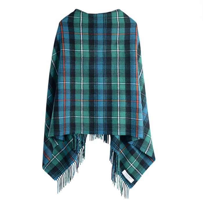 lochcarron of scotland Georgia MacKenzie Ancient Tartan Lambswool Poncho