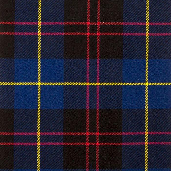 lochcarron of scotland Gordon Blue Heavyweight Tartan Fabric - Single Width