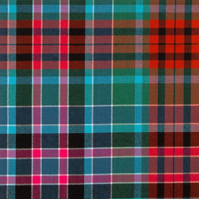 lochcarron of scotland Gordon Red Ancient Medium Weight Tartan Fabric