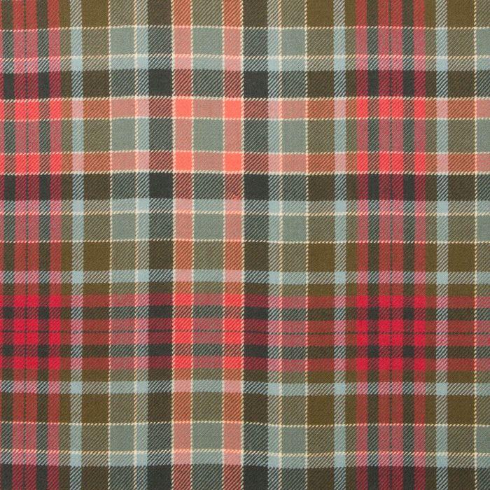 lochcarron of scotland Gordon Red Weathered Lightweight Tartan Fabric