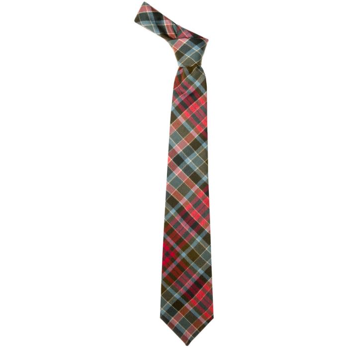 Lochcarron Of Scotland Gordon Red Weathered Tartan Tie