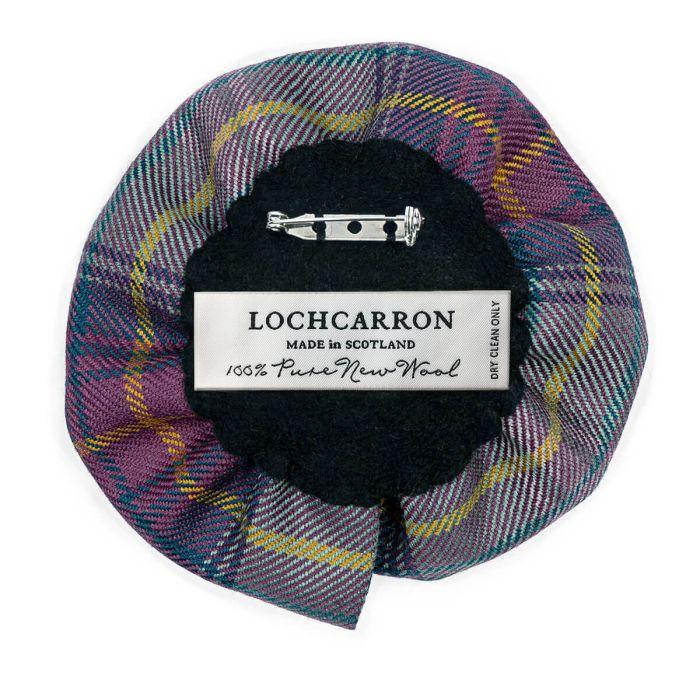 Lochcarron Of Scotland Hame Tartan Corsage Flower Brooch Pin