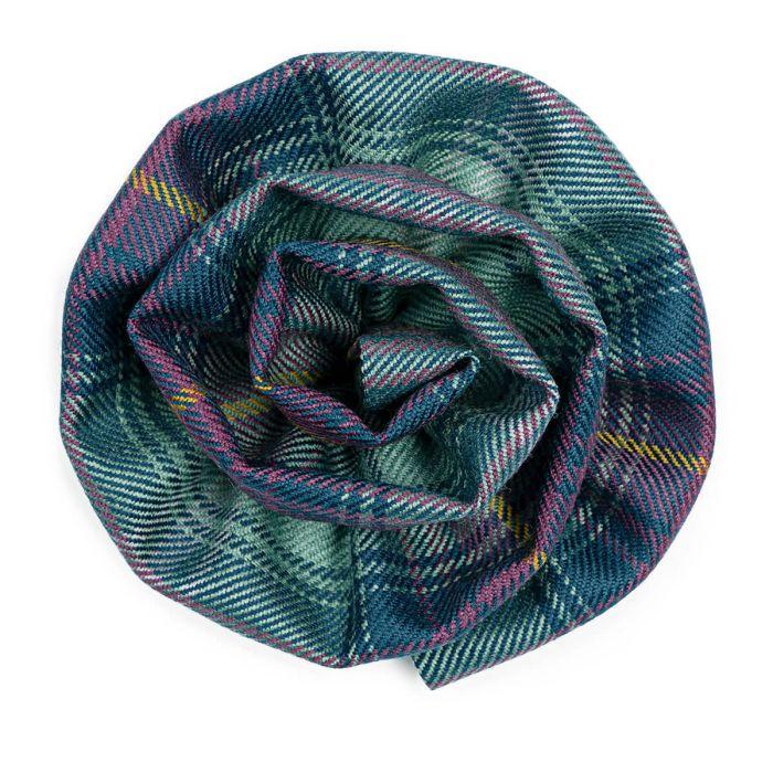 lochcarron of scotland Hame Tartan Corsage Flower Brooch Pin lochcarron of scotland Hame Tartan Corsage Flower Brooch Pin