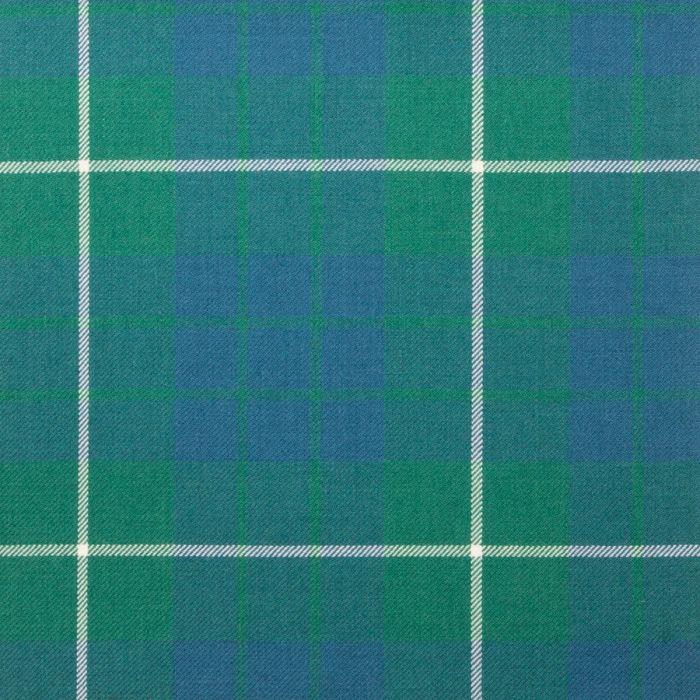 lochcarron of scotland Hamilton Green Ancient Lightweight Tartan Fabric