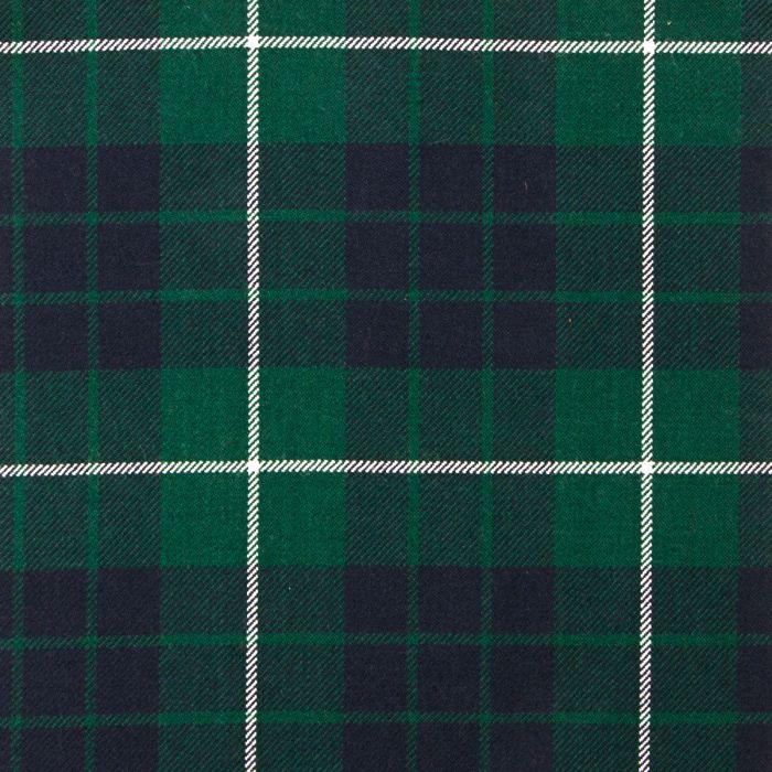 lochcarron of scotland Hamilton Green Modern Heavyweight Tartan Fabric