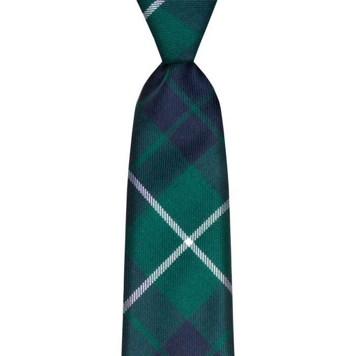 lochcarron of scotland Hamilton Green Modern Tartan Tie