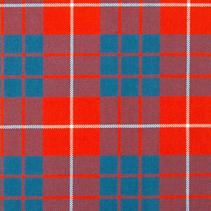 lochcarron of scotland Hamilton Red Ancient Heavyweight Tartan Fabric