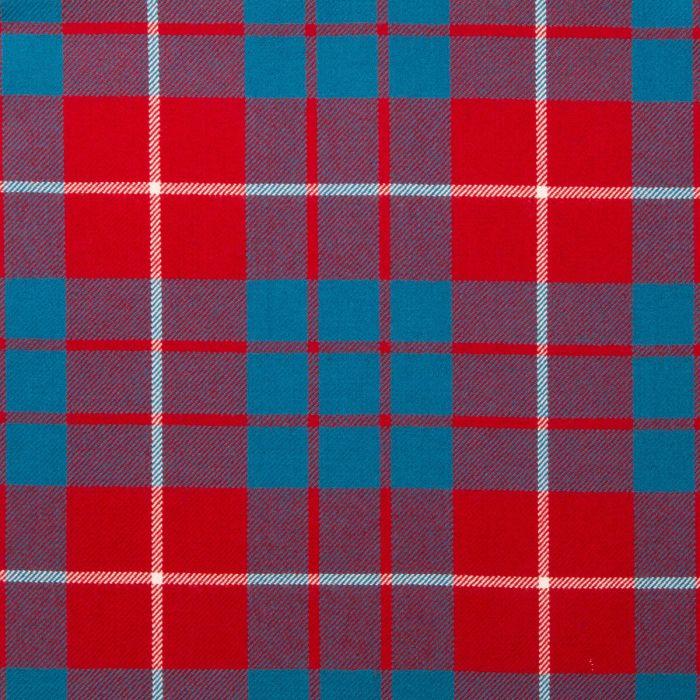lochcarron of scotland Hamilton Red Modern Lightweight Tartan Fabric