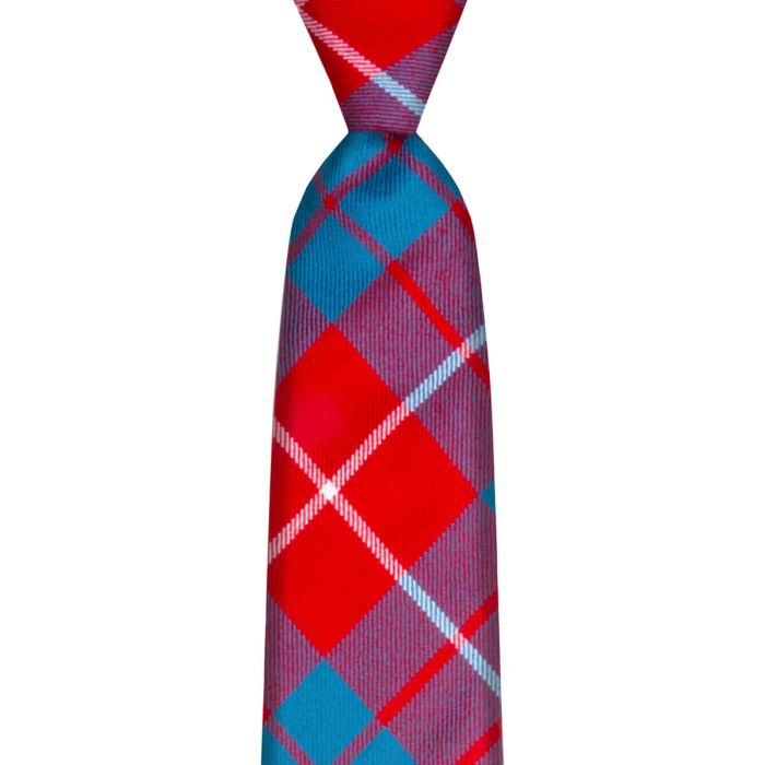 lochcarron of scotland Hamilton Red Modern Tartan Tie