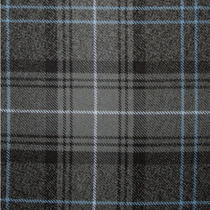 lochcarron of scotland Highland Granite Blue Heavyweight Tartan Fabric