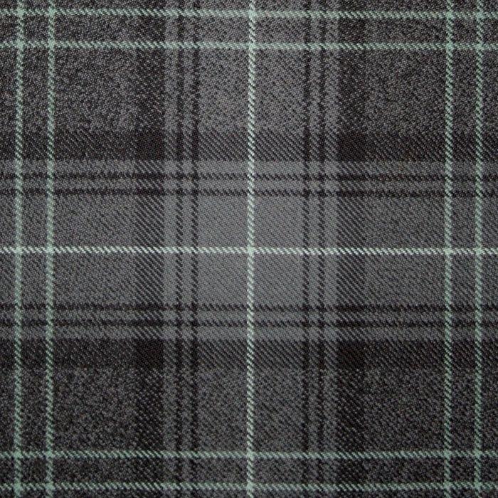 lochcarron of scotland Highland Granite Sage Heavyweight Tartan Fabric