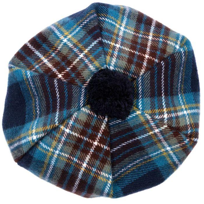 lochcarron of scotland Holyrood Modern Tartan Brushed Wool Tam