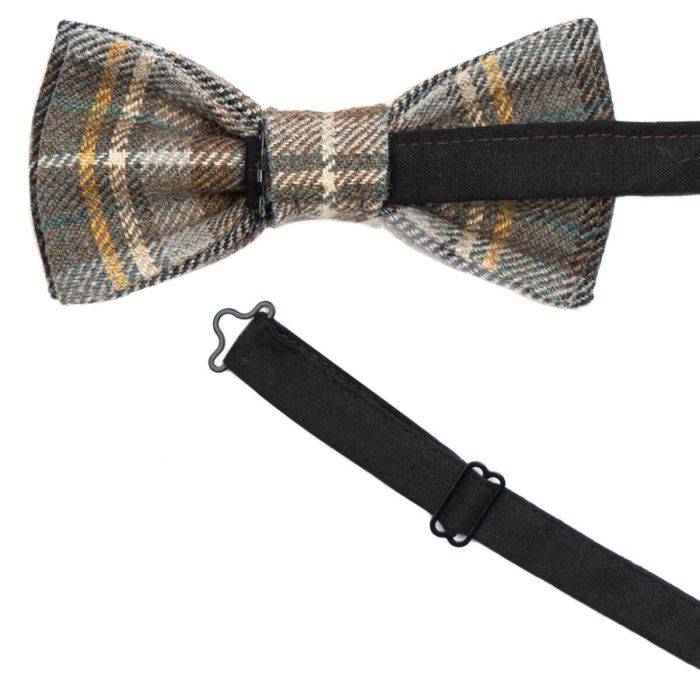 Lochcarron Of Scotland Holyrood Weathered Selkirk Heavyweight Tweed Bow Tie