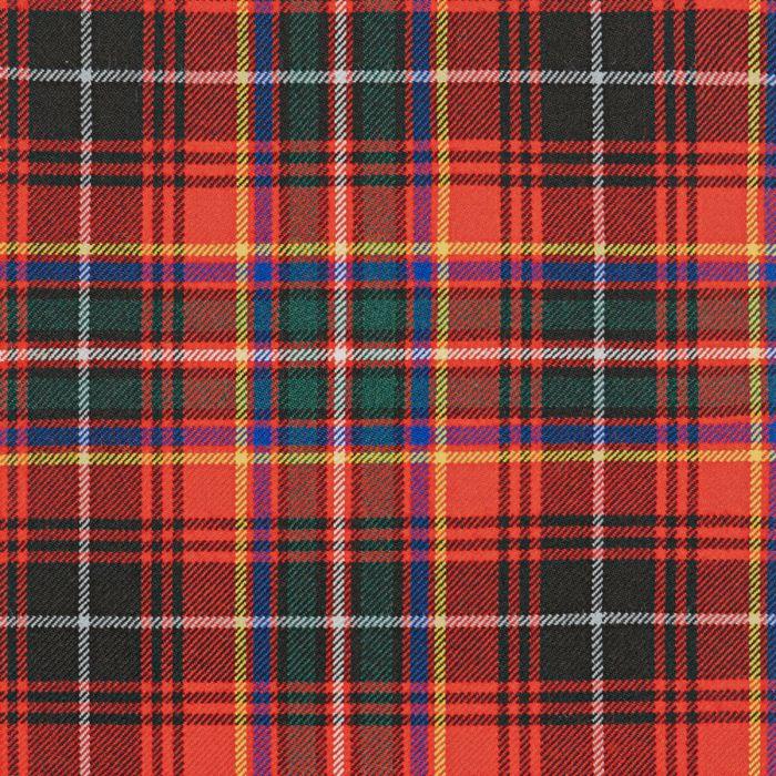 lochcarron of scotland Innes Red Modern Heavyweight Tartan Fabric