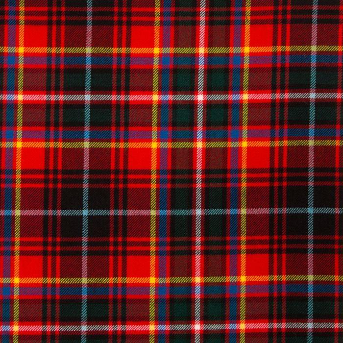 lochcarron of scotland Innes Red Modern Medium Weight Tartan Fabric