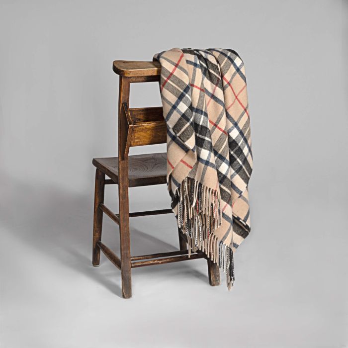 Lochcarron Of Scotland Innes Thomson Modern Tartan Luxury Cashmere Blanket