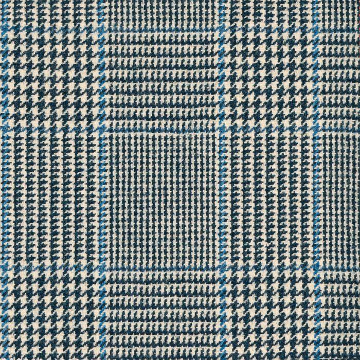 lochcarron of scotland Jay Glen Check Medium Weight Waverley Tweed Fabric