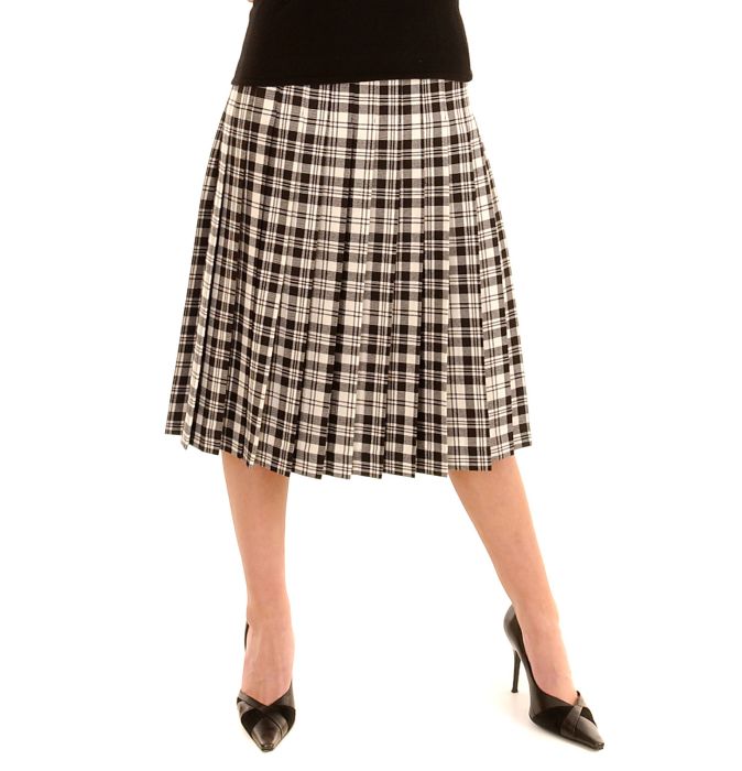 Lochcarron Of Scotland Ladies Tartan All-round Pleated Skirt