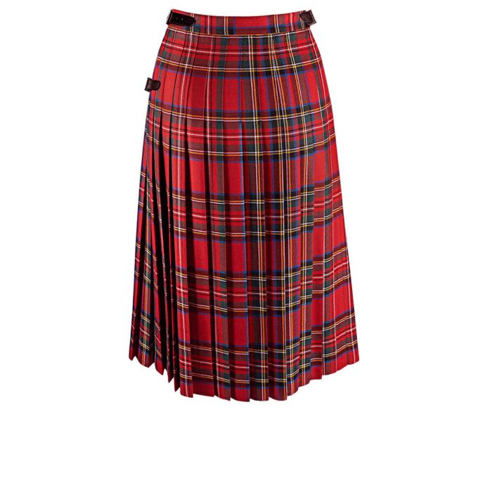 Lochcarron Of Scotland Ladies Tartan Kilted Classic Skirt