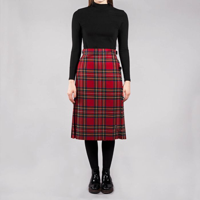 Lochcarron Of Scotland Ladies Tartan Kilted Classic Skirt