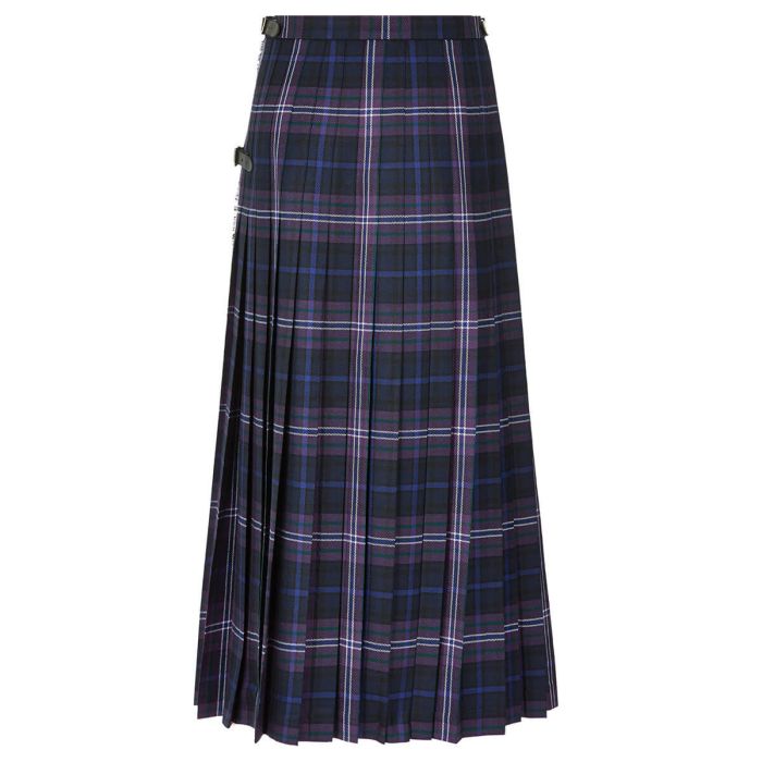 Lochcarron Of Scotland Ladies Tartan Kilted Long Hostess Skirt