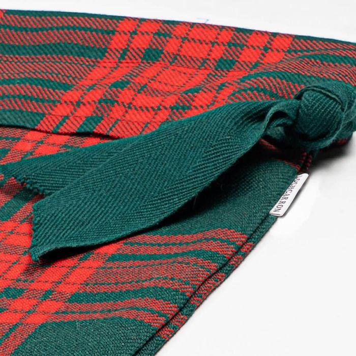 Lochcarron Of Scotland Large Santa Sack - Menzies Green Modern
