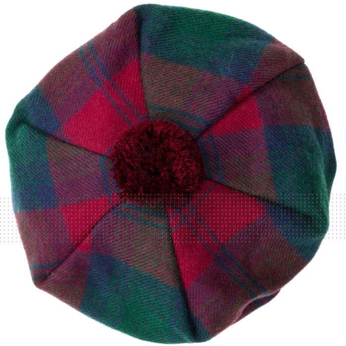 lochcarron of scotland Lindsay Modern Tartan Brushed Wool Tam