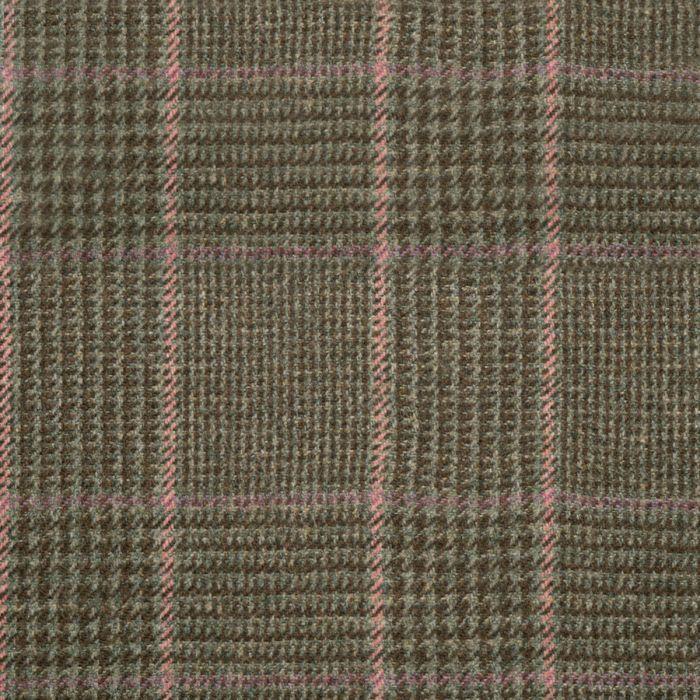 lochcarron of scotland Linnet Glen Check Medium Weight Waverley Tweed Fabric