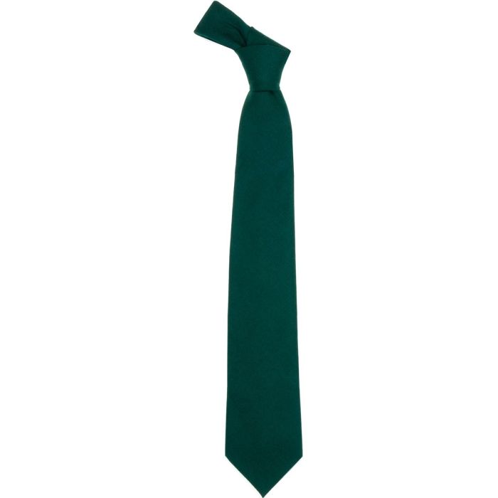 Lochcarron Of Scotland Bottle Green Crofter Tie
