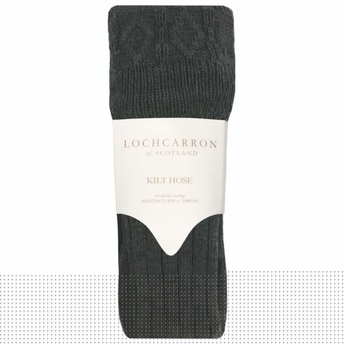 Lochcarron Of Scotland Harris Kilt Hose Charcoal