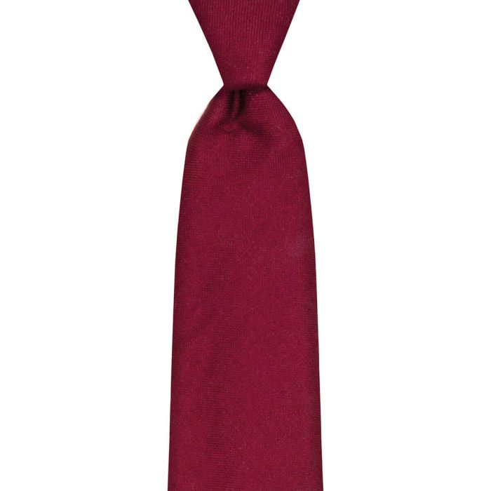 lochcarron of scotland Maroon Crofter Tie