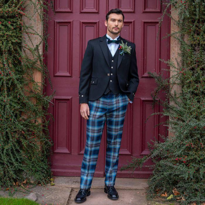 Lochcarron Of Scotland Mens Reiver Tartan Trousers