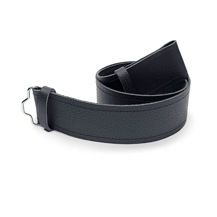 Lochcarron Of Scotland Plain Black Kilt Belt