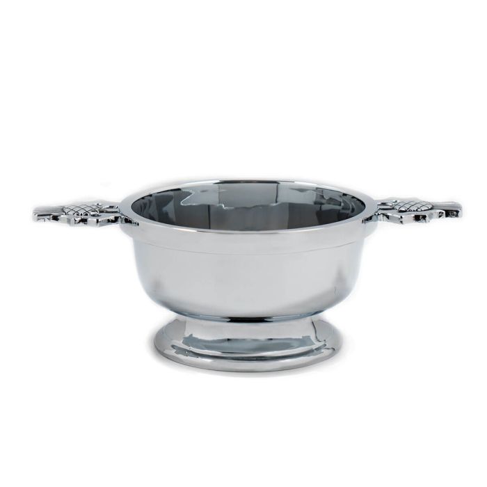 Lochcarron Of Scotland Quaich With Thistle Design