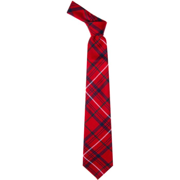 Lochcarron Of Scotland Rose Red Modern Tartan Tie