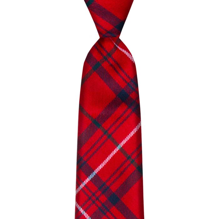 lochcarron of scotland Rose Red Modern Tartan Tie