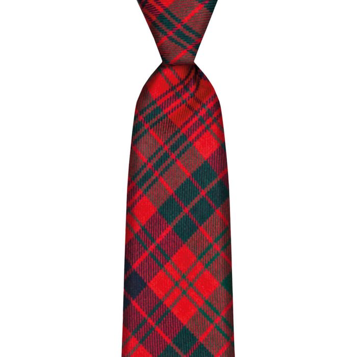 lochcarron of scotland Ross Red Modern Tartan Tie