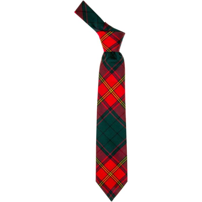 Lochcarron Of Scotland Ulster Red Irish Tartan Tie