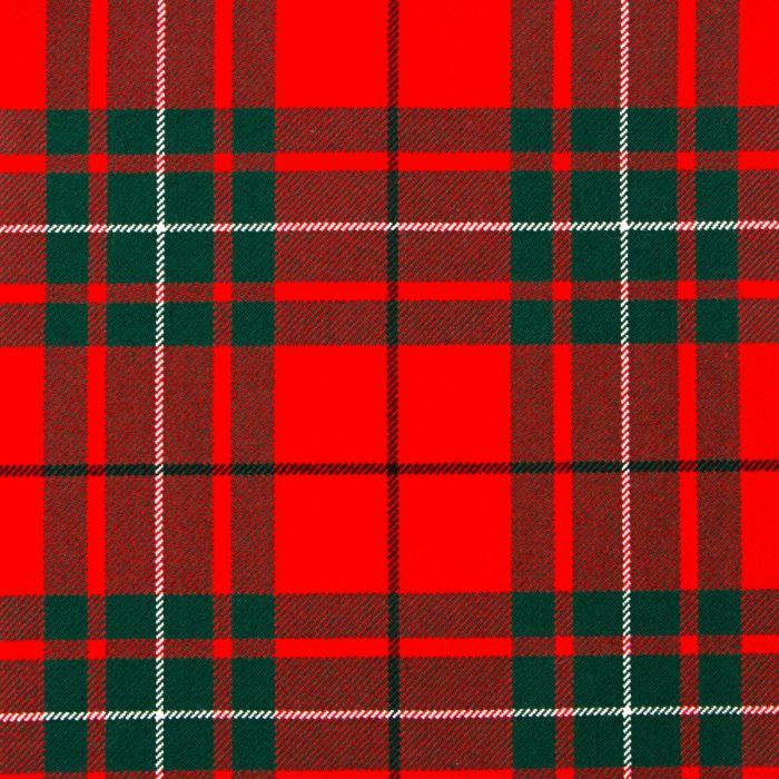 lochcarron of scotland MacAuley Red Modern Heavyweight Tartan Fabric