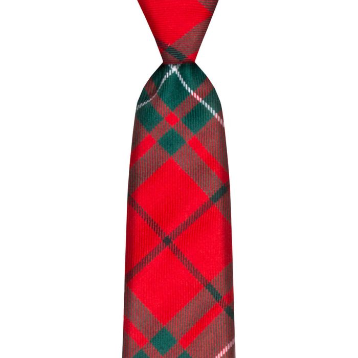 lochcarron of scotland MacAuley Red Modern Tartan Tie