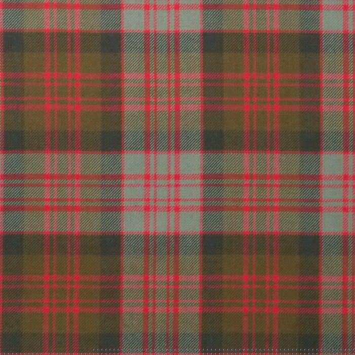 lochcarron of scotland MacDonald Clan Weathered Lightweight Tartan Fabric