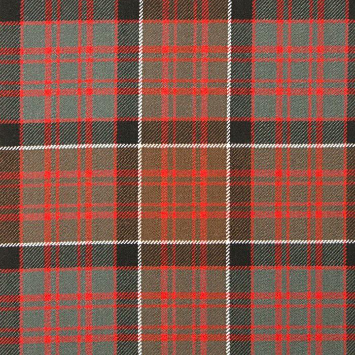 lochcarron of scotland MacDonald of Clanranald Weathered Heavyweight Tartan Fabric