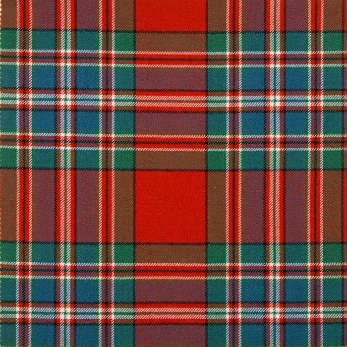lochcarron of scotland MacFarlane Clan Ancient Medium Weight Tartan Fabric - Single Width